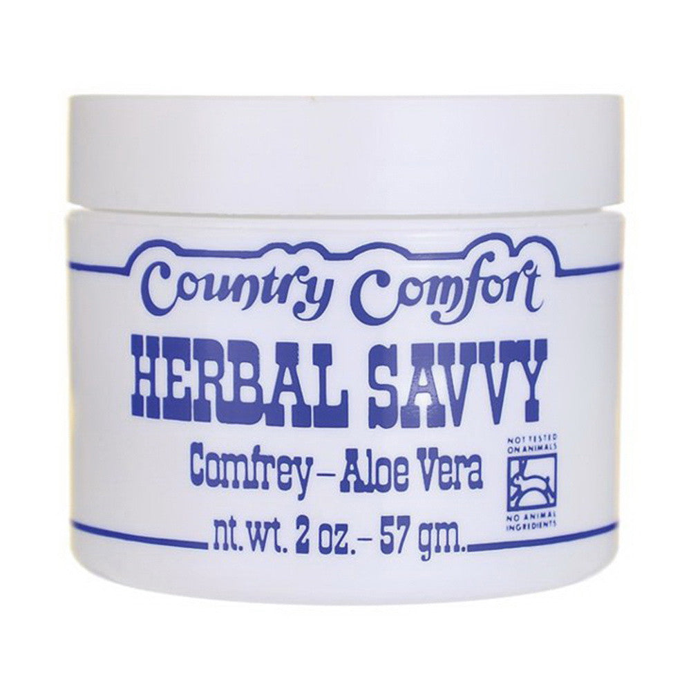 Country Comfort Herbal Savvy Comfrey, Aloe Vera, 2 Oz